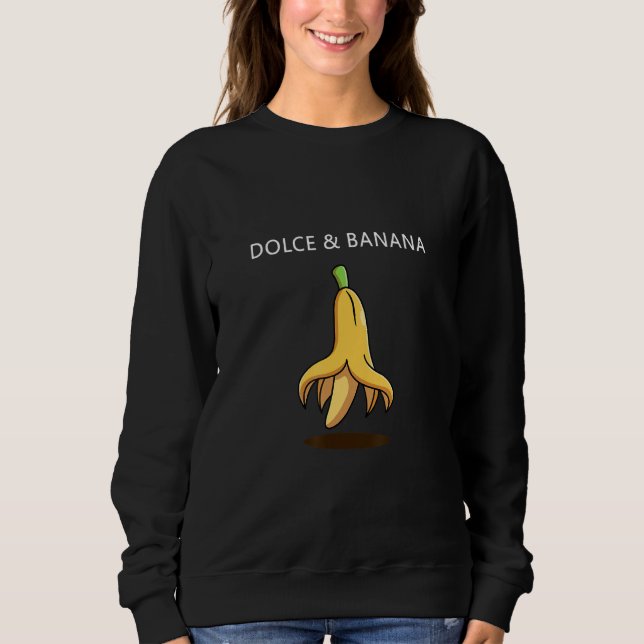 Sweatshirt Designer cool Dolce et banane Fruit 1 (Devant)