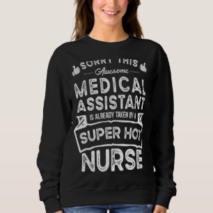 Sweatshirt Désolé Cette Assistant Médicale Est Prise Par Une 