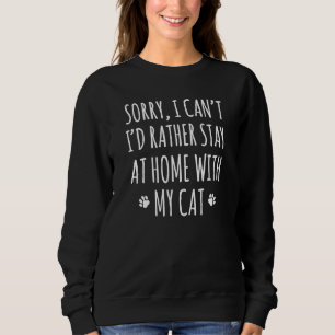 Sweatshirt Désolé, je ne peux pas