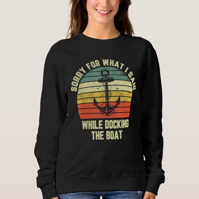 Sweatshirt Désolé Pour Ce Que J'Ai Dit Pendant Que Je Quitte  (Devant)