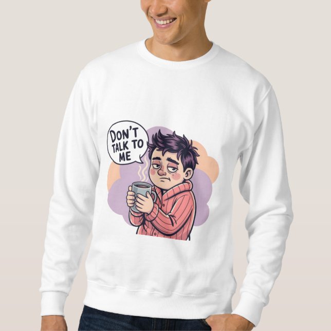 Sweatshirt Dessin animé à capuche (Devant)