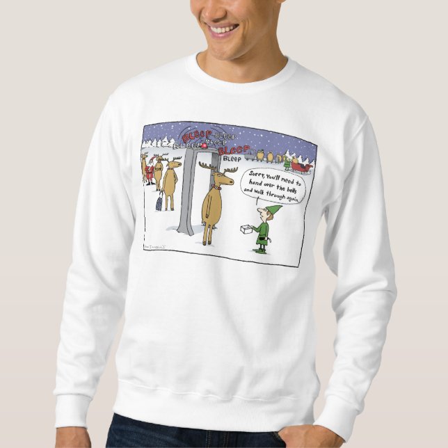 Sweatshirt Dessin animé "Sleigh Security" (Devant)