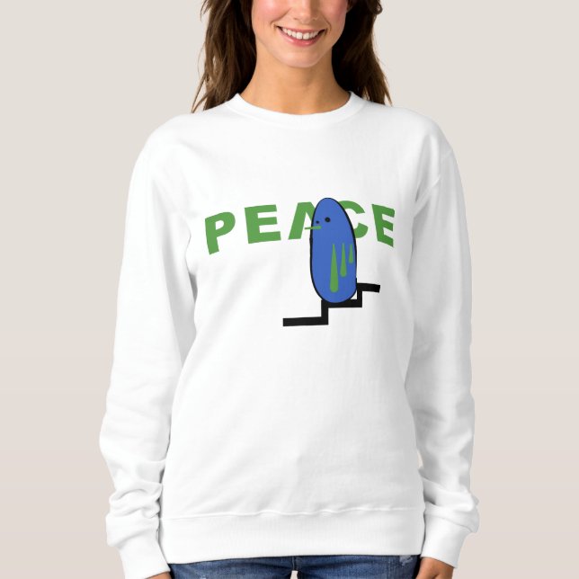 Sweatshirt Dessin de Dove of Peace (Devant)