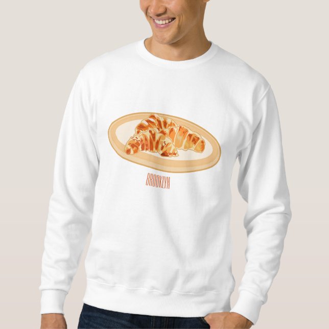 Sweatshirt Dessin du Croissant (Devant)
