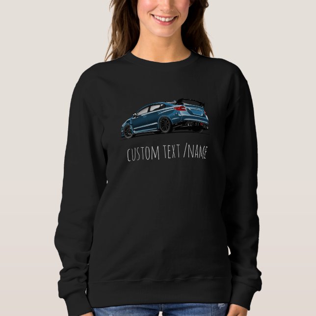 Sweatshirt dessin sous angle arrière s205  (Devant)