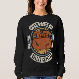 Sweatshirt Dessous de verre à rouleaux Vintage Classic Retro 