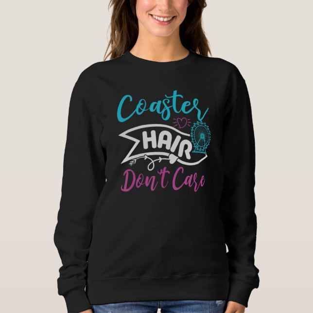 Sweatshirt Dessous de verre à roulettes de dessous de verre (Devant)