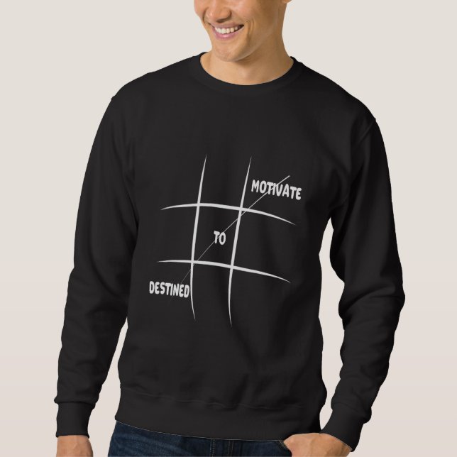 Sweatshirt Destiné À Motiver (Devant)