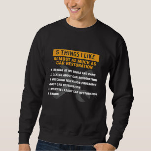 Sweatshirt Détail de la restauration de voiture Restaurateur 