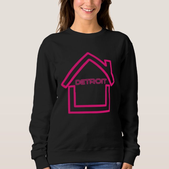 Sweatshirt Detroit Techno  EDM Rave DJ Clothing Detroit House (Devant)