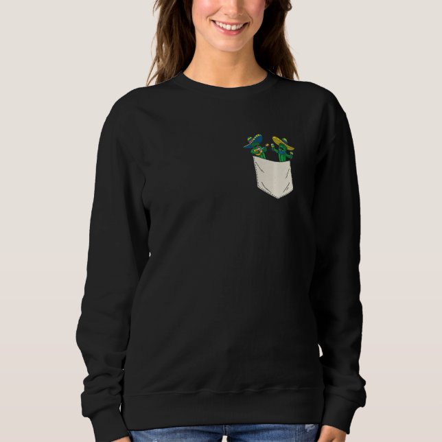 Sweatshirt Deux cactus Cinco De Mayo   (Devant)