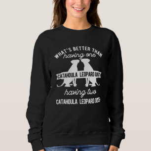 Sweatshirt Deux Chien léopard de Catahoula