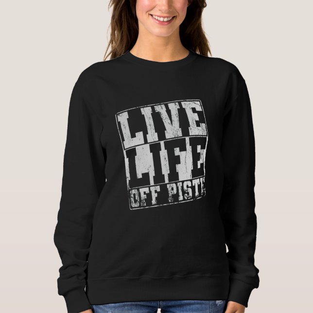 Sweatshirt Développer le snowboard hors piste (Devant)