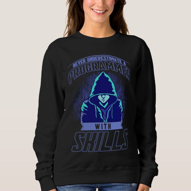 Sweatshirt Développeur de logiciels programmeur informaticien (Devant)