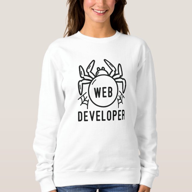 Sweatshirt Développeur Web (Devant)
