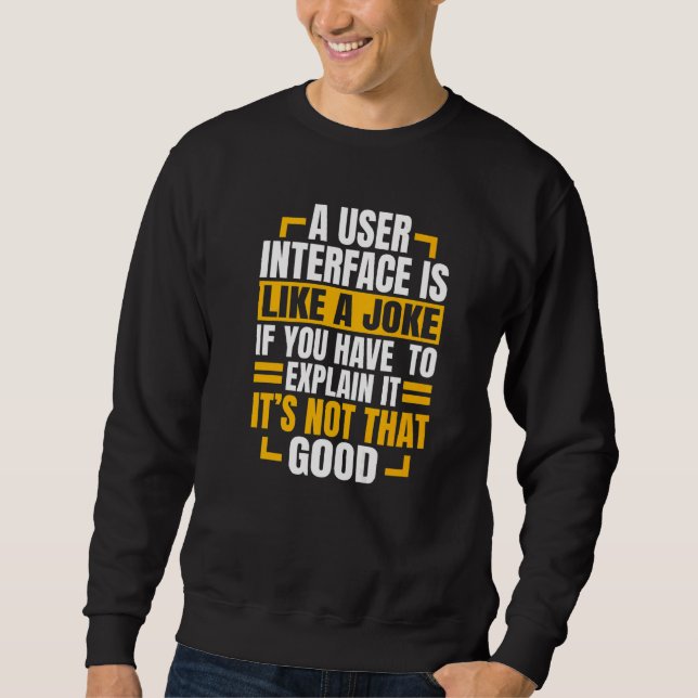 Sweatshirt Développeur Web Logiciel Site Web Programmeur Code (Devant)