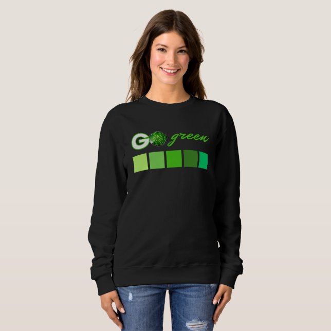 Sweatshirt Devenez écolo (Devant entier)