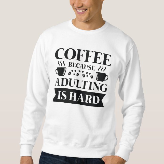 Sweatshirt Devenir Adulte Café (Devant)