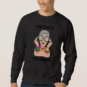 Sweatshirt Devenir La Grandma Granny Cool L'Arg De L'Enfance