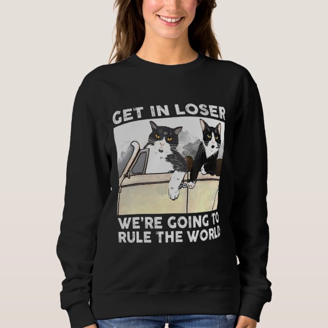 Sweatshirt Devenir Perdant Dirigeait Le Monde (Devant)