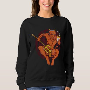 Sweatshirt Devil Boire du café chaud Boire du café chaud