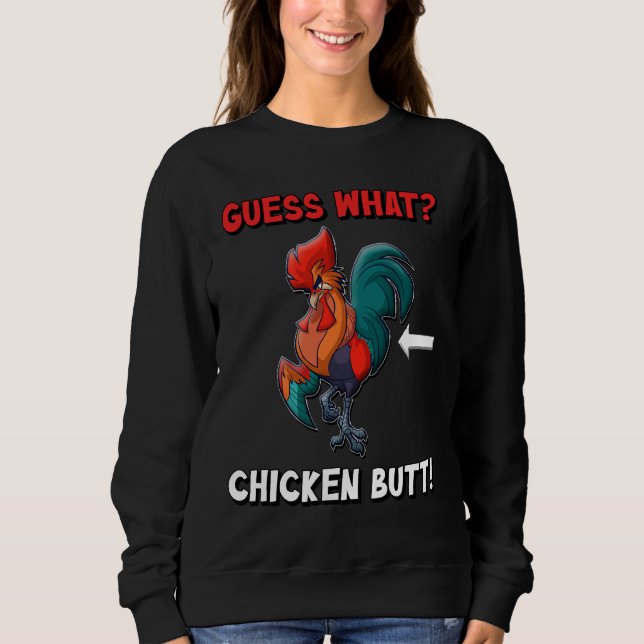 Sweatshirt Devinez Ce Beurre De Poulet Lovely 85 (Devant)
