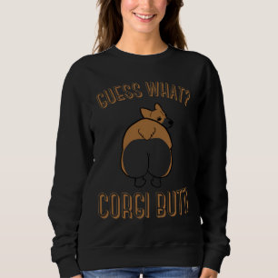 Sweatshirt Devinez ce Corgi Butt Chien Chien Gallois Pembroke