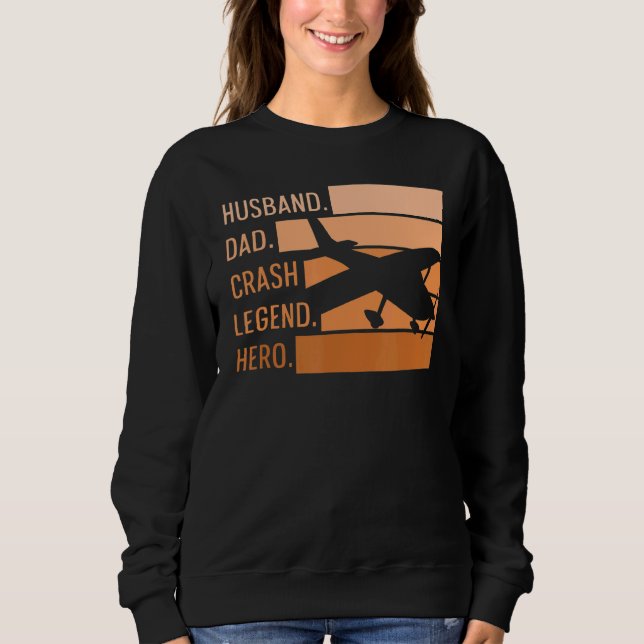 Sweatshirt Devis D'Avion Mens Rc Pour Votre Pilote D'Avion Rc (Devant)