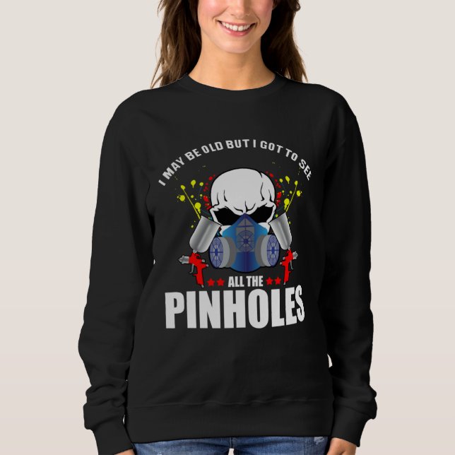 Sweatshirt Devis de peintre de carrosserie pour peintre autom (Devant)