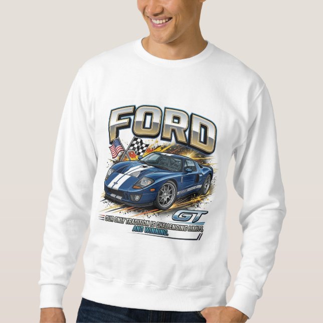 Sweatshirt devis de voiture  (Devant)