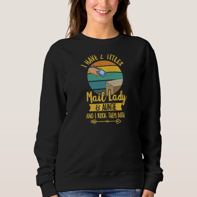 Sweatshirt Devis D'Employée De Poste Femme Pour Une Femme De  (Devant)