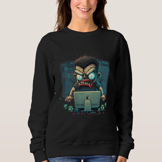 Sweatshirt Devis d'expert en cybersécurité pour White Hat Hac (Devant)