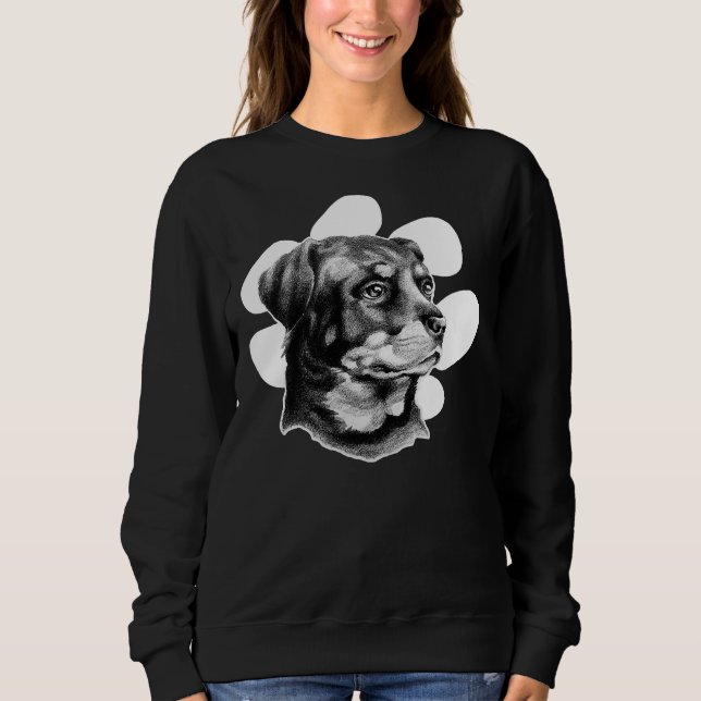 Sweatshirt Dévotion de Rottweiler (Devant)