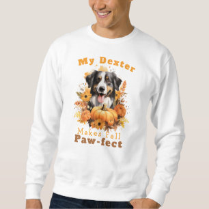 Sweatshirt Dexteur de chien d'automne personnalisable