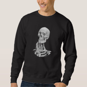 Sweatshirt d'Halloween squelette