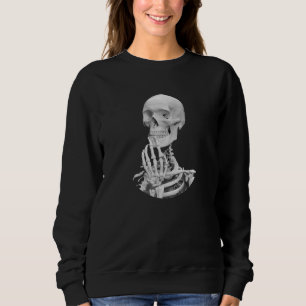 Sweatshirt d'Halloween squelette