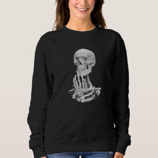 Sweatshirt d'Halloween squelette