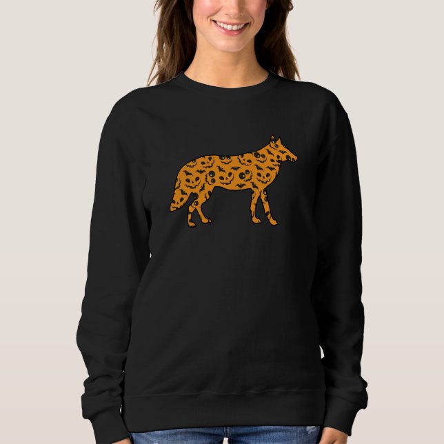 Sweatshirt Dhole Easy Halloween Outfit Chien Chien Chien Chie (Devant)