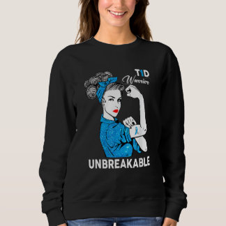 Sweatshirt Diabète de type 1 T1D Sensibilisation au diabète d