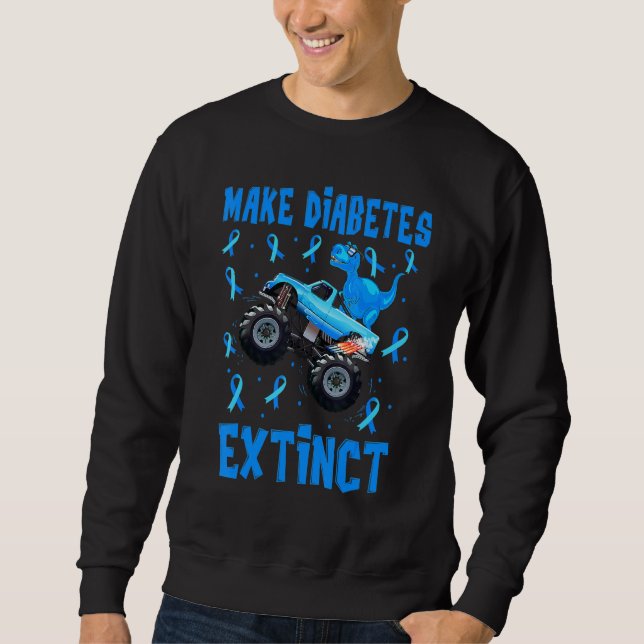 Sweatshirt Diabète Extinction Sensibilisation Camion Enfants  (Devant)