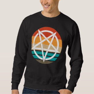Sweatshirt Diable de pentagramme rétro 666
