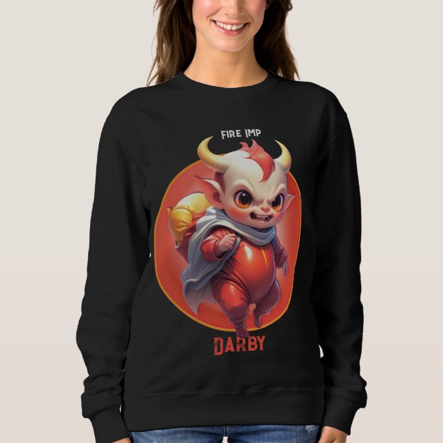 Sweatshirt Diablotin de feu : Darby (Devant)