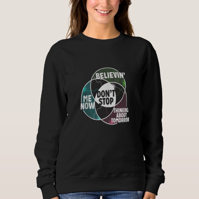 Sweatshirt Diagramme de Venn n'arrête pas l'algèbre Math (Devant)