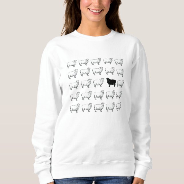 Sweatshirt Diana Black Sheep (Devant)