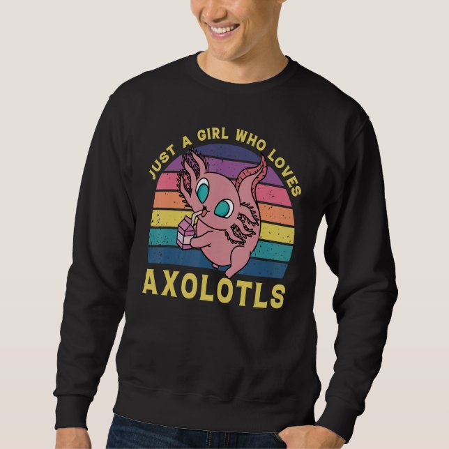 Sweatshirt Dictons Amphibiens Axolotl 3 (Devant)