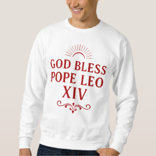 Sweatshirt Dieu Béni Pape Léon XIV