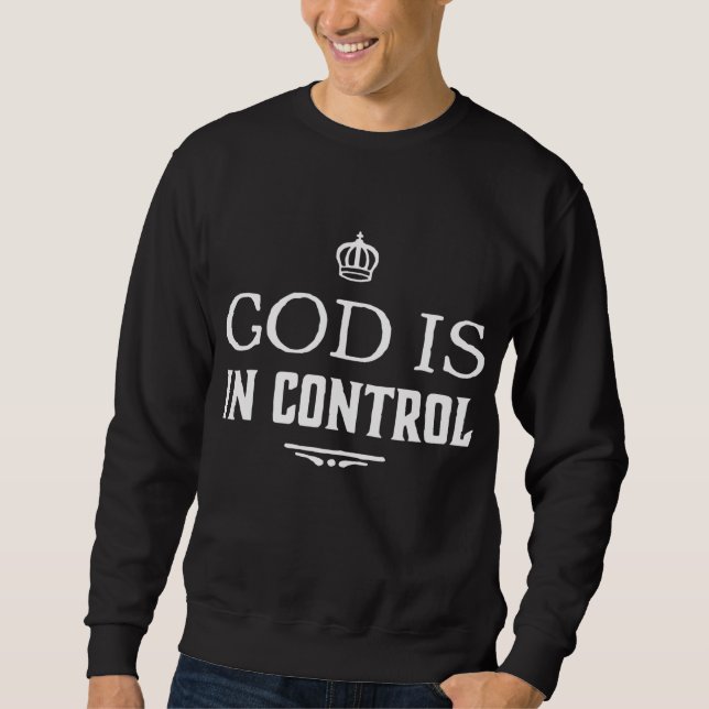 Sweatshirt Dieu contrôle (Devant)