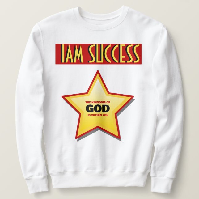SWEATSHIRT DIEU EST À L'INTÉRIEUR (Design devant)