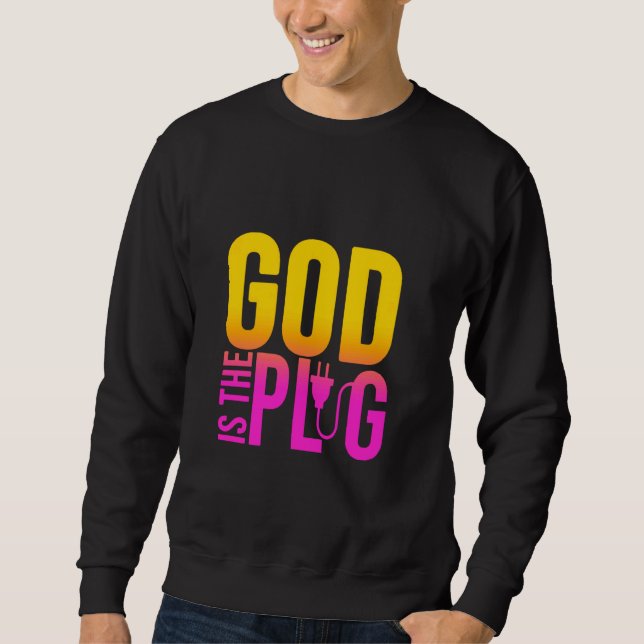 SWEATSHIRT DIEU EST MA PRISE EN CHARGE EST LA SOURCE DE L'AMO (Devant)
