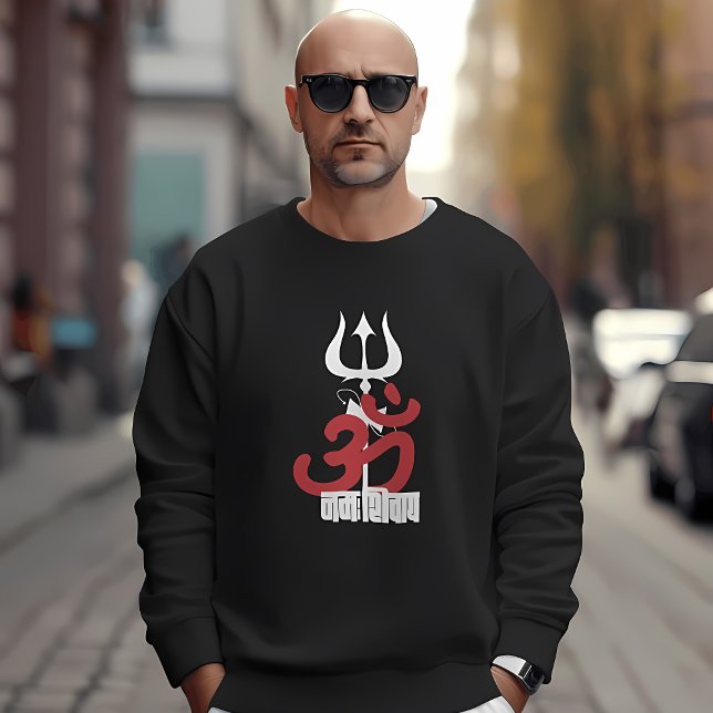 Sweatshirt Dieu hindou Shiva Om Namah Shivay avec la chambre  (Créateur téléchargé)